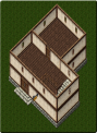 two story wood and plaster house 3